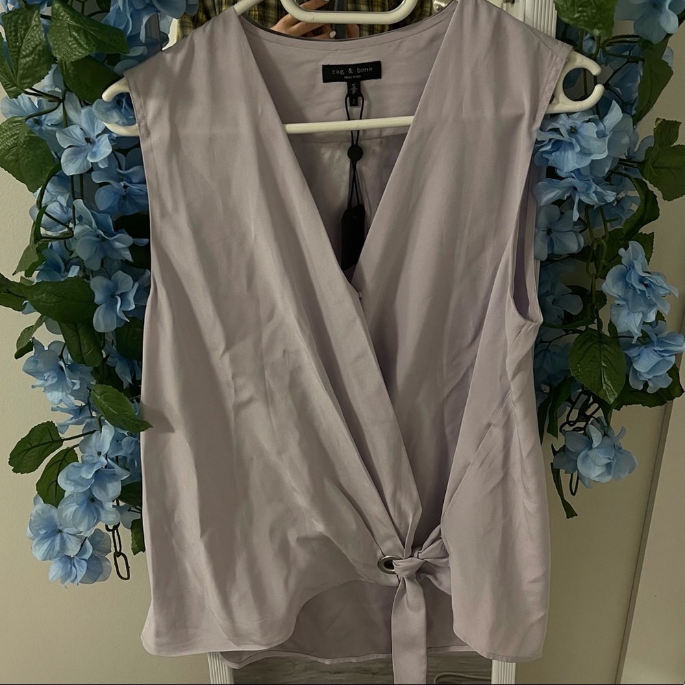 Rag & Bone Lilac Sleeveless Popover NWT